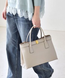 quaranciel: バックル 2way トート バッグ(A4対応)