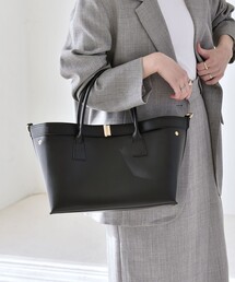 quaranciel: バックル 2way トート バッグ(A4対応)