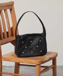 NOLLEY’S | 【nolnol/ノルノル】タフタパールバッグ(ハンドバッグ)