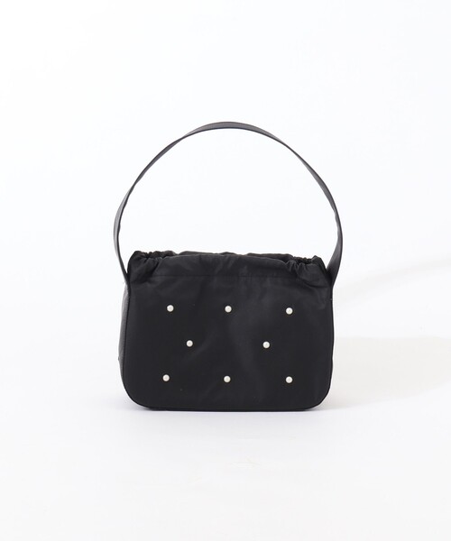 NOLLEY’S（ノーリーズ）の「【nolnol/ノルノル】タフタパールバッグ（ハンドバッグ・レディース・ブラック・FREE）」の7枚目の写真