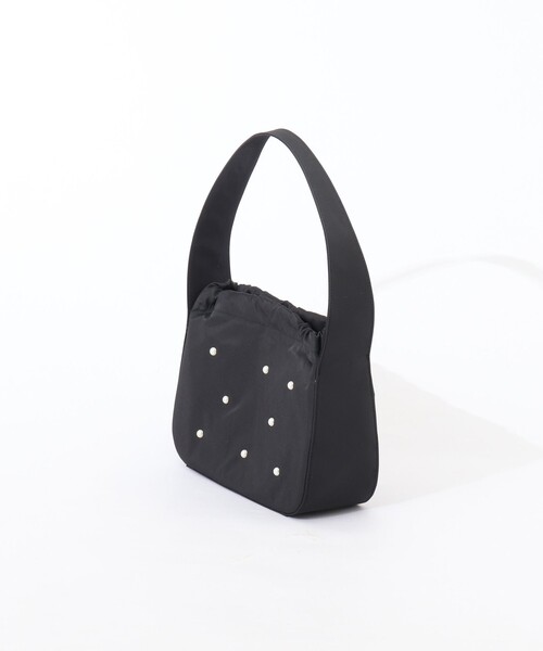 NOLLEY’S（ノーリーズ）の「【nolnol/ノルノル】タフタパールバッグ（ハンドバッグ・レディース・ブラック・FREE）」の9枚目の写真