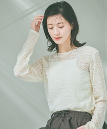 LAKOLE | レースプルオーバー長袖 / 660015(Tシャツ/カットソー)