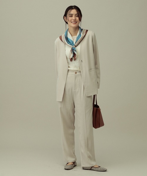 LAKOLE（ラコレ）の「レースプルオーバー長袖 / 660015（Tシャツ/カットソー・レディース・グレー/ブラック/アイボリー・FREE）」の11枚目の写真