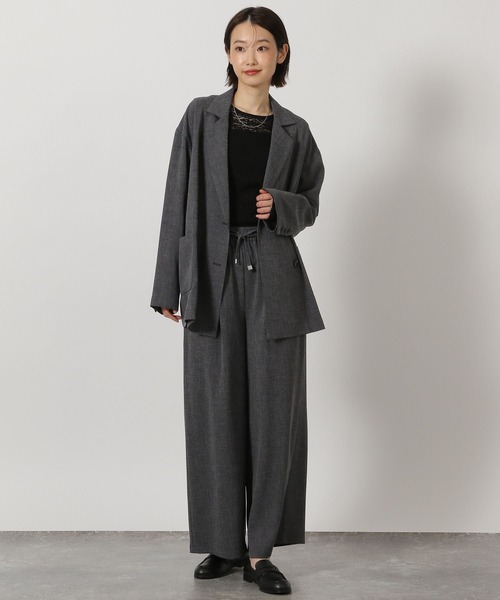 LAKOLE（ラコレ）の「レースプルオーバー長袖 / 660015（Tシャツ/カットソー・レディース・グレー/ブラック/アイボリー・FREE）」の19枚目の写真