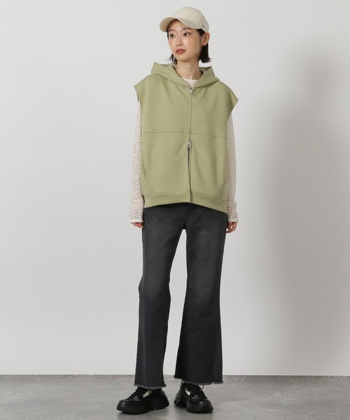 LAKOLE（ラコレ）の「レースプルオーバー長袖 / 660015（Tシャツ/カットソー・レディース・グレー/ブラック/アイボリー・FREE）」の17枚目の写真