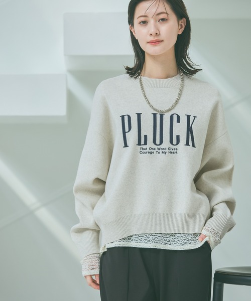 LAKOLE（ラコレ）の「レースプルオーバー長袖 / 660015（Tシャツ/カットソー・レディース・グレー/ブラック/アイボリー・FREE）」の8枚目の写真