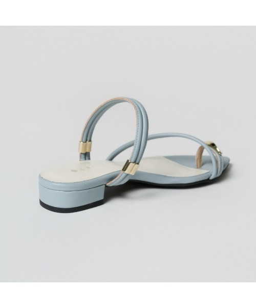 carino（カリーノ）の「トングサンダル（サンダル・レディース・ブラック/ダークブラウン/シルバー系その他/ライトブルー・S/LL/M/L）」の14枚目の写真