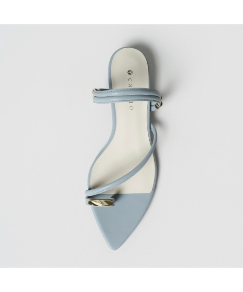 carino（カリーノ）の「トングサンダル（サンダル・レディース・ブラック/ダークブラウン/シルバー系その他/ライトブルー・S/LL/M/L）」の15枚目の写真