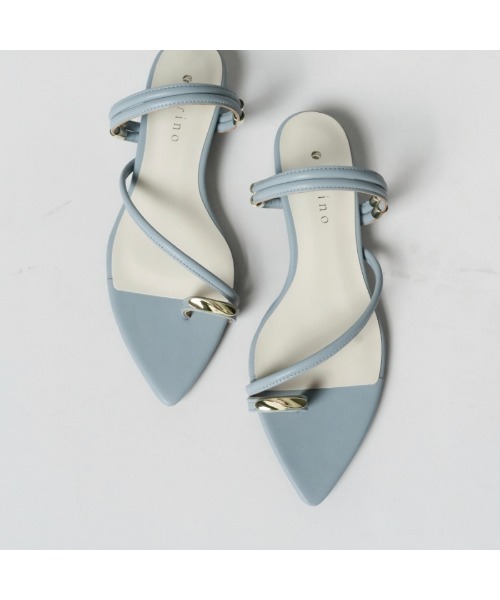 carino（カリーノ）の「トングサンダル（サンダル・レディース・ブラック/ダークブラウン/シルバー系その他/ライトブルー・S/LL/M/L）」の18枚目の写真