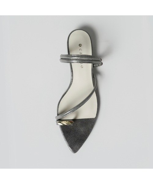 carino（カリーノ）の「トングサンダル（サンダル・レディース・ブラック/ダークブラウン/シルバー系その他/ライトブルー・S/LL/M/L）」の7枚目の写真