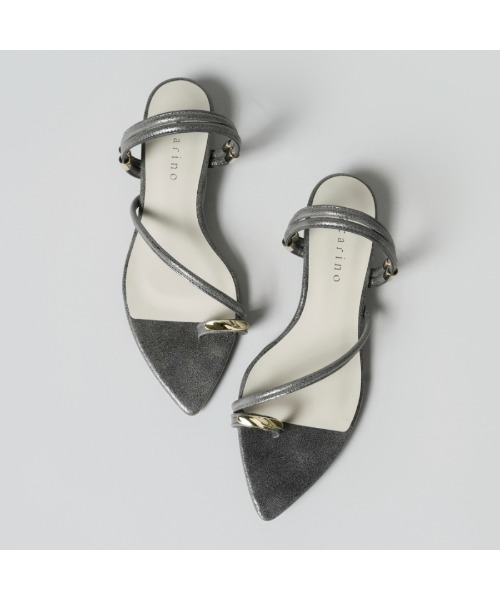 carino（カリーノ）の「トングサンダル（サンダル・レディース・ブラック/ダークブラウン/シルバー系その他/ライトブルー・S/LL/M/L）」の11枚目の写真