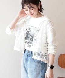 AMERICAN HOLIC | 幾何学レースフードシャツ(シャツ/ブラウス)