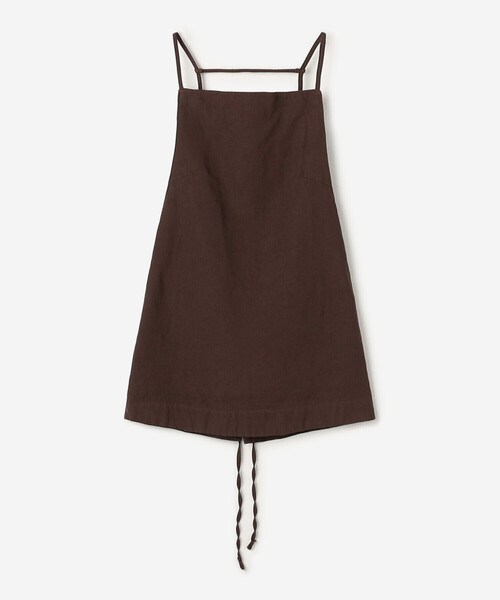 UNFIL（アンフィル）の「UNFIL | コットンリネン キャミソール WOMEN（シャツ/ブラウス・レディース・ブルー/ベージュ/ブラウン・1）」の2枚目の写真