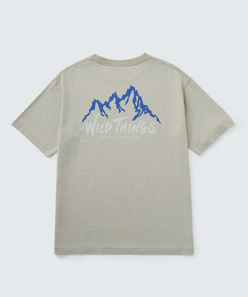 WILD THINGS(ワイルドシングス)の「ワイルドマウンテン S/S Tシャツ│WILD MOUNTAIN S/S TEE(Tシャツ/カットソー・メンズ・イエロー系その他2/チャコールグレー/ホワイト/グレー系その他3・XL/L/M/S)」の3枚目の写真