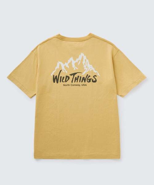 WILD THINGS(ワイルドシングス)の「ワイルドマウンテン S/S Tシャツ│WILD MOUNTAIN S/S TEE(Tシャツ/カットソー・メンズ・イエロー系その他2/チャコールグレー/ホワイト/グレー系その他3・XL/L/M/S)」の4枚目の写真