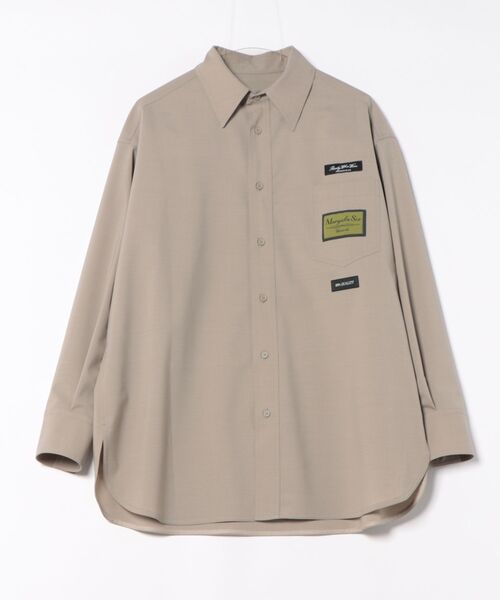 MM6 Maison Margiela(エムエムシックス メゾン マルジェラ)の「MM6 Long-sleeved Shirt(シャツ/ブラウス・メンズ・ベージュ・44)」の3枚目の写真