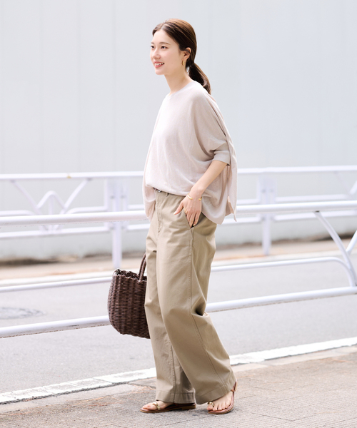 ≪一部カラーWEB限定 / 追加≫OVER SIZED CHINO パンツ 2（チノパンツ