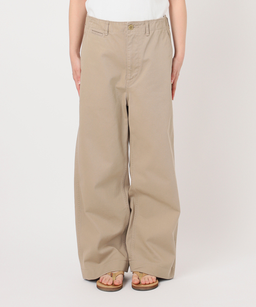 ≪一部カラーWEB限定 / 追加≫OVER SIZED CHINO パンツ 2（チノパンツ