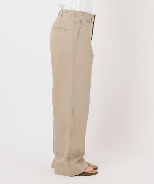 ≪一部カラーWEB限定 / 追加≫OVER SIZED CHINO パンツ 2（チノパンツ