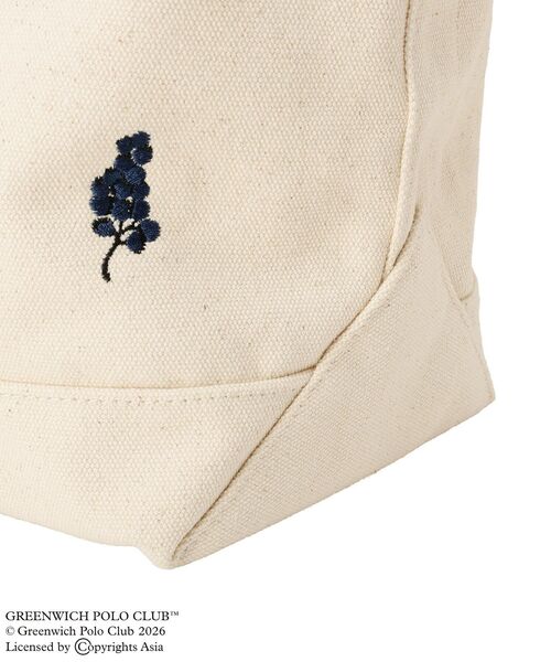 GREENWICH POLO CLUB(グリニッジポロクラブ)の「GREENWICH POLO CLUB(TM) トート(トートバッグ・レディース・ネイビー/イエロー/ホワイト系その他2・FREE)」の11枚目の写真