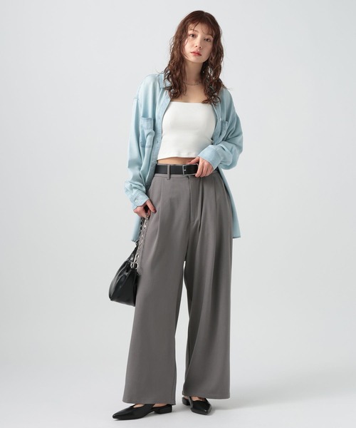 BAYFLOW(ベイフロー)の「メルティフィールタックパンツ(その他パンツ・レディース・ブラック/グレー/ブラウン・MEDIUM/SMALL)」の13枚目の写真