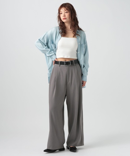 BAYFLOW(ベイフロー)の「メルティフィールタックパンツ(その他パンツ・レディース・ブラック/グレー/ブラウン・MEDIUM/SMALL)」の14枚目の写真