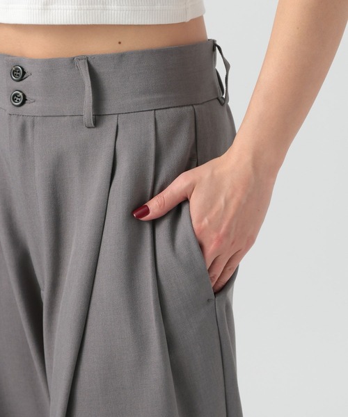 BAYFLOW(ベイフロー)の「メルティフィールタックパンツ(その他パンツ・レディース・ブラック/グレー/ブラウン・MEDIUM/SMALL)」の7枚目の写真