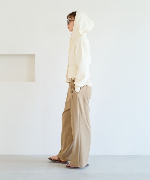 BAYFLOW（ベイフロー）の「メルティフィールタックパンツ（その他パンツ・レディース・ブラック/グレー/ブラウン・MEDIUM/SMALL）」の6枚目の写真
