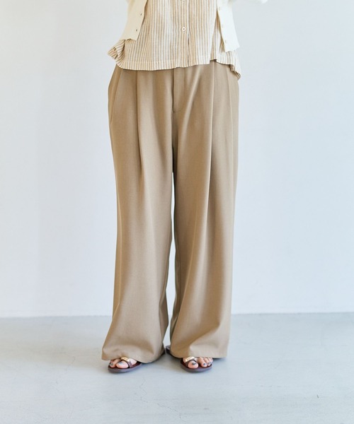BAYFLOW（ベイフロー）の「メルティフィールタックパンツ（その他パンツ・レディース・ブラック/グレー/ブラウン・MEDIUM/SMALL）」の8枚目の写真