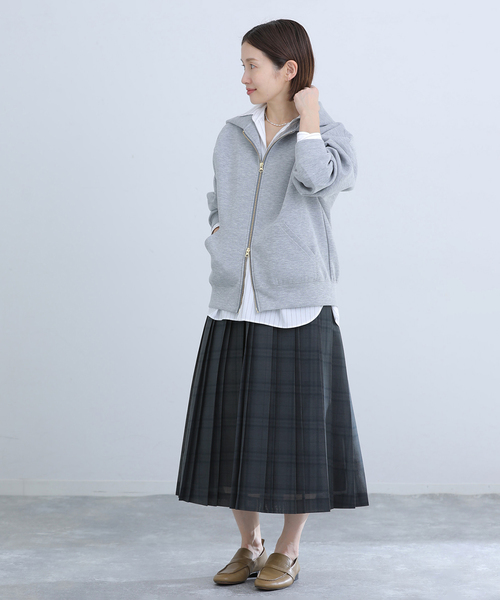 IENA（イエナ）の「シアーチェックプリーツスカート（スカート・レディース・グレー・38/36）」の12枚目の写真