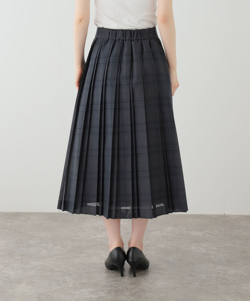 IENA（イエナ）の「シアーチェックプリーツスカート（スカート・レディース・グレー・38/36）」の18枚目の写真
