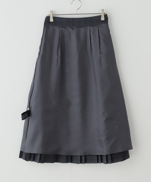 IENA（イエナ）の「シアーチェックプリーツスカート（スカート・レディース・グレー・38/36）」の5枚目の写真