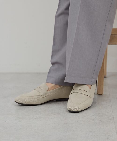 AMERICAN HOLIC(アメリカンホリック)の「【整履き】ニットローファー(ローファー・レディース・ブラック/アイボリー・S/M/L)」の8枚目の写真