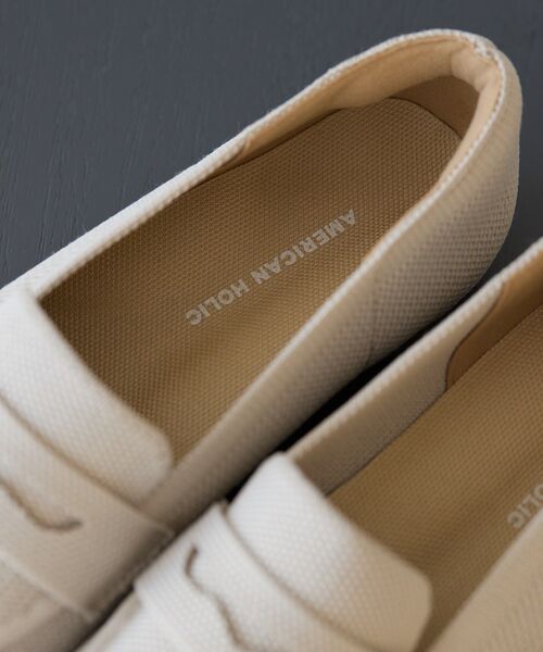 AMERICAN HOLIC(アメリカンホリック)の「【整履き】ニットローファー(ローファー・レディース・ブラック/アイボリー・S/M/L)」の3枚目の写真