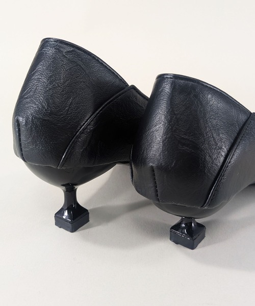 styiro(スタイロ)の「【かかと柔らか】3cm・5cm選べる 新生活 通勤靴 フォーマル ポインテッドトゥ ピンヒール パンプス(パンプス・レディース・ブラック系3/ブラック系5・38/37/36/39/35/40)」の16枚目の写真