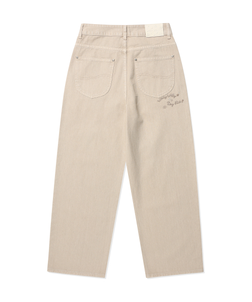 Wacky WiLLy（ワッキーウィリー）の「[26SS] ウィメンズセミワイドデニムパンツベージュ（デニムパンツ・レディース・その他・SMALL/MEDIUM）」の3枚目の写真