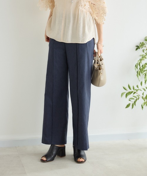 KATHARINE ROSS（キャサリンロス）の「【PILLINI/ピリーニ】【COOL/UV】ワイドパンツ（その他パンツ・レディース・ホワイト/ネイビー/カーキ・FREE）」の3枚目の写真