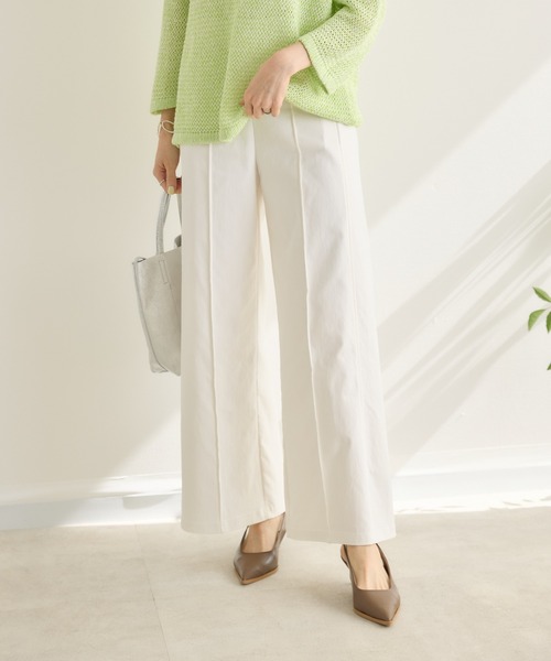 KATHARINE ROSS（キャサリンロス）の「【PILLINI/ピリーニ】【COOL/UV】ワイドパンツ（その他パンツ・レディース・ホワイト/ネイビー/カーキ・FREE）」の7枚目の写真