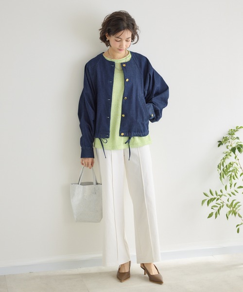 KATHARINE ROSS（キャサリンロス）の「【PILLINI/ピリーニ】【COOL/UV】ワイドパンツ（その他パンツ・レディース・ホワイト/ネイビー/カーキ・FREE）」の8枚目の写真