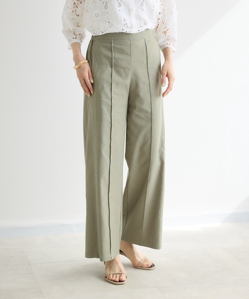 KATHARINE ROSS（キャサリンロス）の「【PILLINI/ピリーニ】【COOL/UV】ワイドパンツ（その他パンツ・レディース・ホワイト/ネイビー/カーキ・FREE）」の14枚目の写真