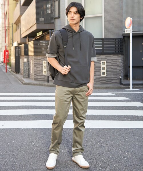 ikka(イッカ)の「【雑誌MonoMax4月号掲載】GOKU楽冷感2WAYパーカ「小泉孝太郎さん着用モデル」(Tシャツ/カットソー・メンズ・グリーン/ホワイト/グレー/チャコール/ネイビー・S/XL/L/M)」の13枚目の写真