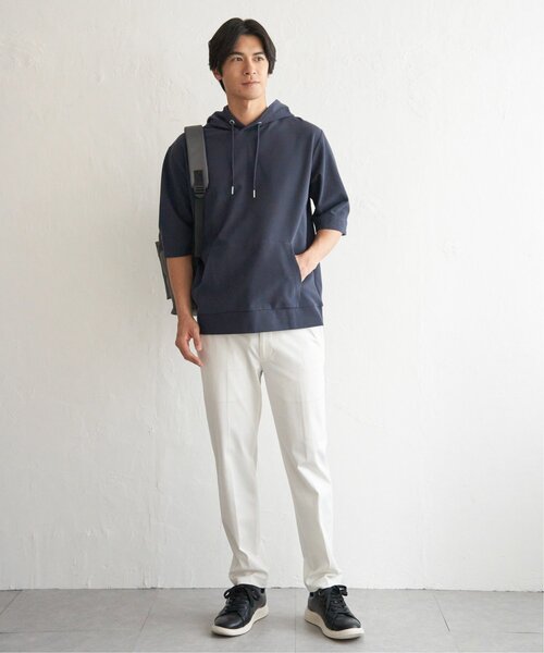 ikka(イッカ)の「【雑誌MonoMax4月号掲載】GOKU楽冷感2WAYパーカ「小泉孝太郎さん着用モデル」(Tシャツ/カットソー・メンズ・グリーン/ホワイト/グレー/チャコール/ネイビー・S/XL/L/M)」の20枚目の写真