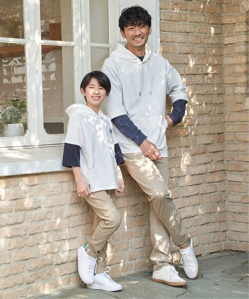 ikka(イッカ)の「【雑誌MonoMax4月号掲載】GOKU楽冷感2WAYパーカ「小泉孝太郎さん着用モデル」(Tシャツ/カットソー・メンズ・グリーン/ホワイト/グレー/チャコール/ネイビー・S/XL/L/M)」の22枚目の写真