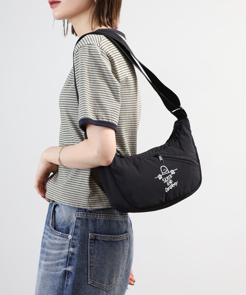 THRASHER(スラッシャー)の「THRASHER BACKSLASH SHOULDER ショルダーバッグ(ショルダーバッグ・メンズ・ブラック×ホワイト/ブラック系・FREE)」の14枚目の写真