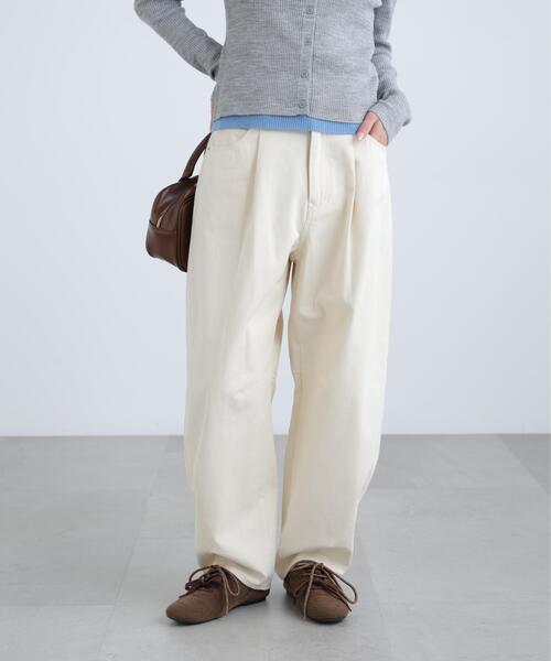 FREE'S MART（フリーズマート）の「◆ウォッシュドチノカーブパンツ（その他パンツ・レディース・ベージュ/ホワイト・X-SMALL/MEDIUM/SMALL）」の2枚目の写真