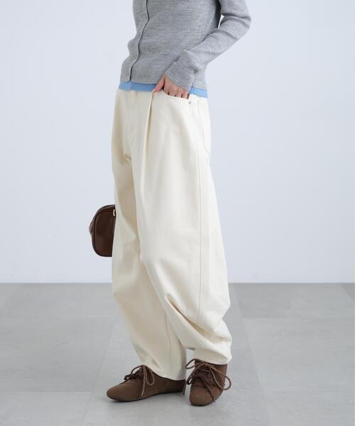 FREE'S MART（フリーズマート）の「◆ウォッシュドチノカーブパンツ（その他パンツ・レディース・ベージュ/ホワイト・X-SMALL/MEDIUM/SMALL）」の7枚目の写真