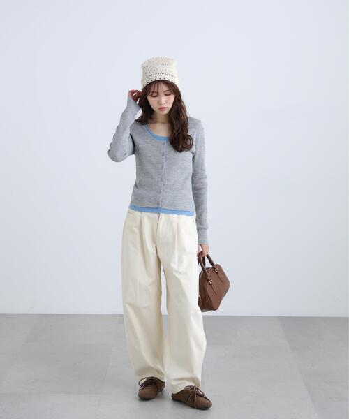 FREE'S MART（フリーズマート）の「◆ウォッシュドチノカーブパンツ（その他パンツ・レディース・ベージュ/ホワイト・X-SMALL/MEDIUM/SMALL）」の9枚目の写真