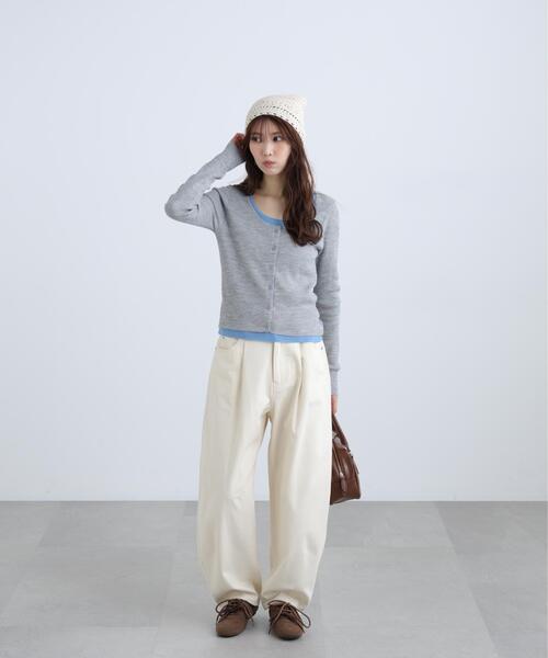 FREE'S MART（フリーズマート）の「◆ウォッシュドチノカーブパンツ（その他パンツ・レディース・ベージュ/ホワイト・X-SMALL/MEDIUM/SMALL）」の10枚目の写真