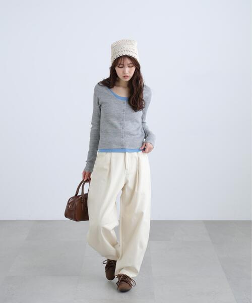 FREE'S MART（フリーズマート）の「◆ウォッシュドチノカーブパンツ（その他パンツ・レディース・ベージュ/ホワイト・X-SMALL/MEDIUM/SMALL）」の11枚目の写真