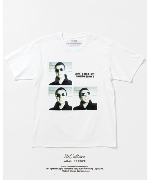 ADAM ET ROPE'（アダムエロペ）の「【oasis　10Culture / ADAM ET ROPE'】Morning Glory Members Design TSH（Tシャツ/カットソー・メンズ・グレー系その他/グレー/ホワイト/ライトグレー・XL/M/L）」の3枚目の写真